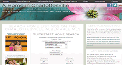 Desktop Screenshot of ahomeincharlottesville.com