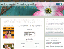 Tablet Screenshot of ahomeincharlottesville.com